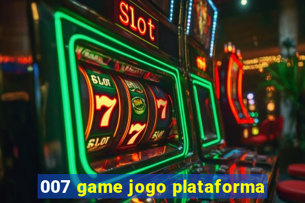 007 game jogo plataforma